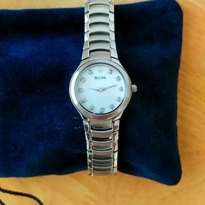 Bulova stainless steel watch